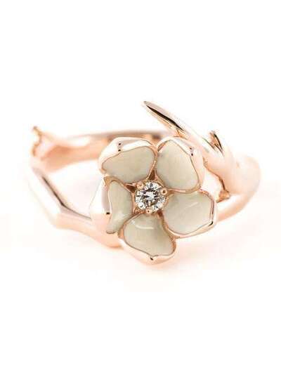 Shaun Leane кольцо 'Cherry Blossom' с бриллиантом SLS208RGM