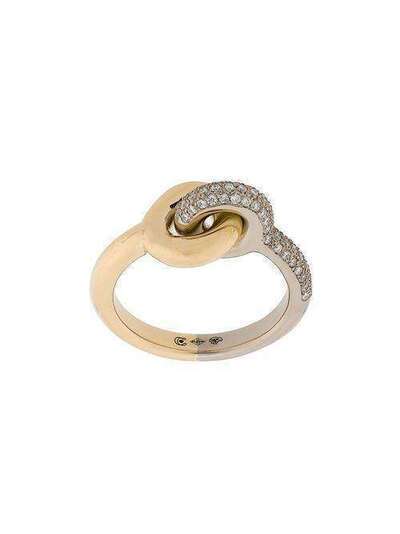 Charlotte Chesnais золотое кольцо Maxi Twin Pave с бриллиантами FJBA012DIA