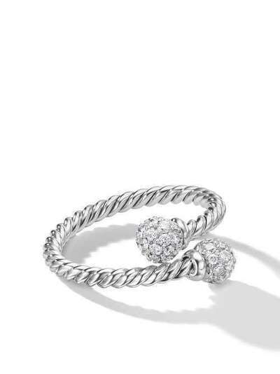 David Yurman 18kt white gold Solari Bypass diamond ring R13673D8WADI45