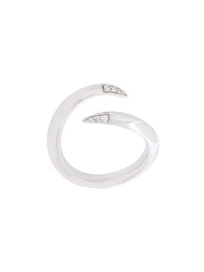 Shaun Leane кольцо с открытым ободом 'Signature Tusk' с бриллиантами SLS619