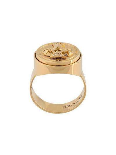 Foundrae кольцо с защитным знаком R4PROTECTION