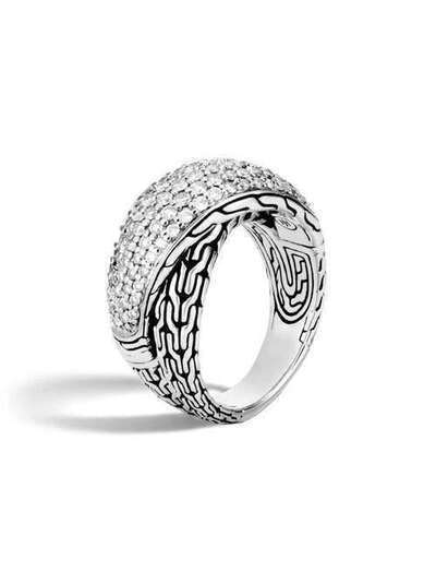 John Hardy серебряное кольцо с бриллиантами RBP900422DI