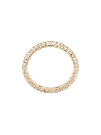 Lizzie Mandler Fine Jewelry кольцо 'One-Sided Knife Edge' из 18-каратного золота и бриллиантов