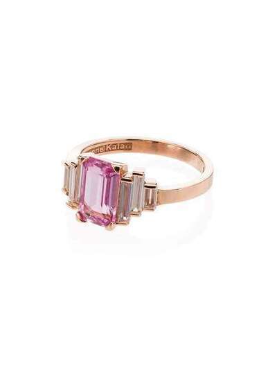 Suzanne Kalan золотое кольцо с бриллиантами и сапфирами KOR684RG