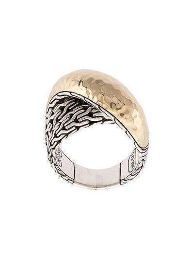 John Hardy кольцо Classic Chain из золота и серебра RZ90238