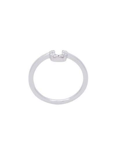 Alison Lou кольцо с бриллиантами 'U' ALRS20Y