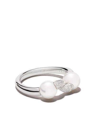 Tasaki кольцо Danger Fang из белого золота с бриллиантами RPI4503W