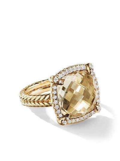 David Yurman 18kt yellow gold Châtelaine citrine and diamond ring R12746D88ACCDI