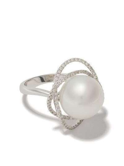 Yoko London кольцо Classic Freshwater из белого золота с жемчугом и бриллиантами RG0285702FHY