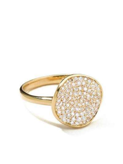 IPPOLITA золотое кольцо Stardust Disc с бриллиантами GR283DIA