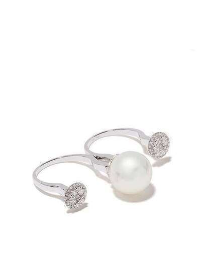 Yoko London кольцо на два пальца Novus из белого золота QYR1567706