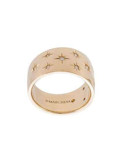 Marchesa широкое золотое кольцо Star с бриллиантами XTMR0194