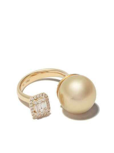 Yoko London кольцо Starlight из желтого золота с жемчугом и бриллиантами QYR2117603