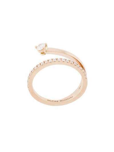 Delfina Delettrez золотое кольцо Marry Me с бриллиантами HND1008C