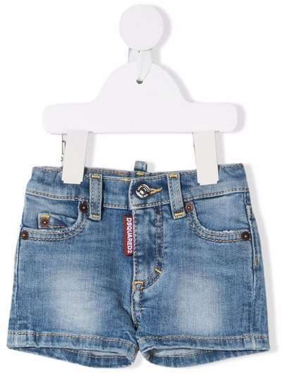 Dsquared2 Kids джинсовые шорты с карманами