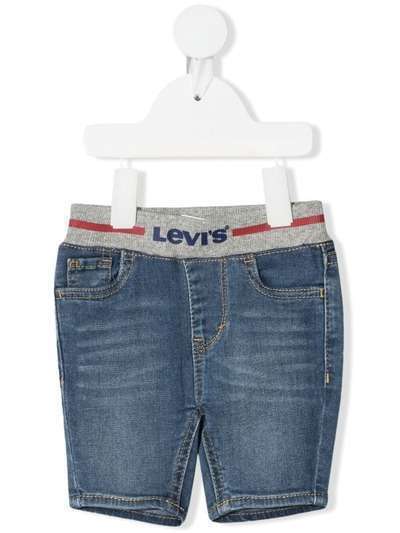 Levi's Kids джинсовые шорты с эластичным поясом