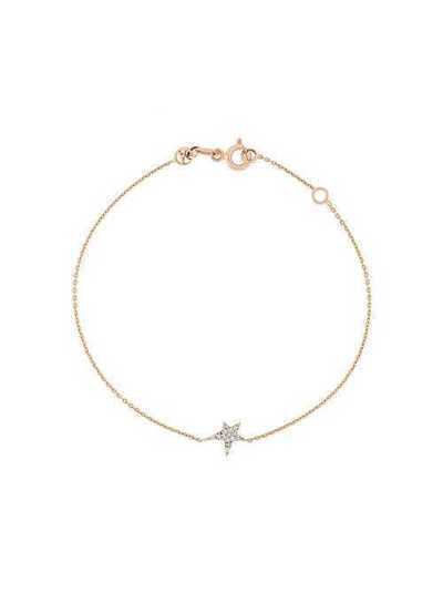 Kismet By Milka 14kt rose gold Struck Star diamond bracelet 162966