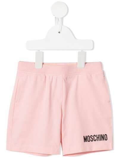 Moschino Kids шорты с логотипом