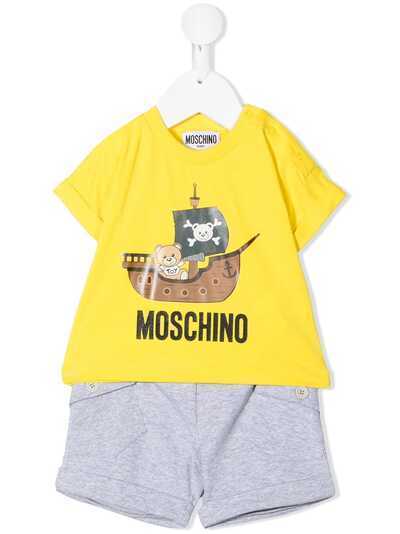 Moschino Kids комплект из топа и шортов