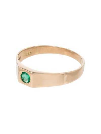 Loren Stewart золотое кольцо с изумрудами R18039