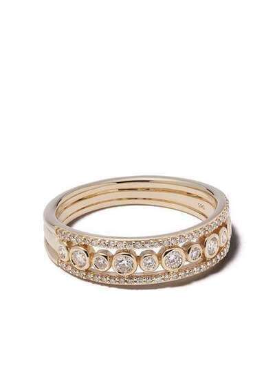Astley Clarke золотое кольцо Icon Nova с бриллиантами 44060YNOR