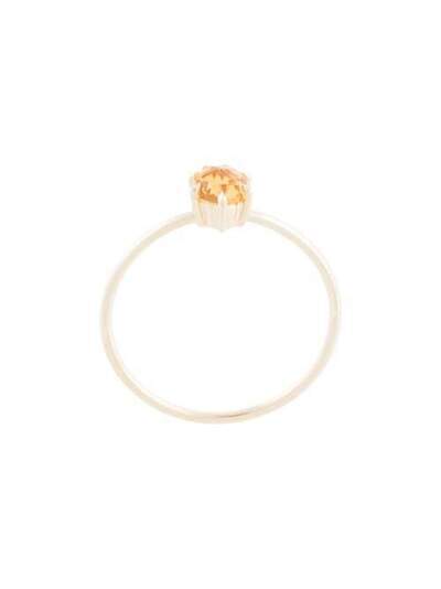 Natalie Marie Tiny Rose Cut Ring with Citrine AW20255YG