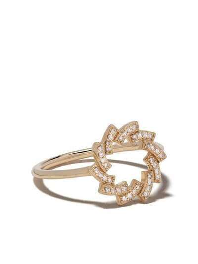 Astley Clarke кольцо Icon Scala Cirque из желтого золота с бриллиантами 44021YNOR