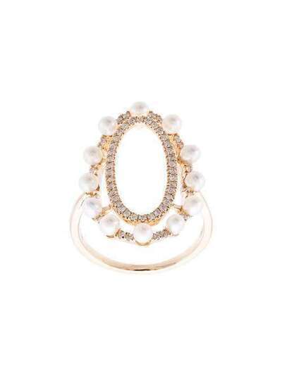 Dana Rebecca Designs кольцо с бриллиантами и жемчугом R1693YELLOW7