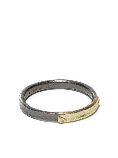 5 Octobre кольцо Eki из золота и черненого серебра 813078
