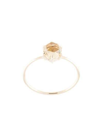 Natalie Marie Rose Cut Ring with Honey Quartz AW20237YG