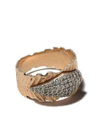 Kismet By Milka кольцо из розового золота Dagger с бриллиантами 1841110