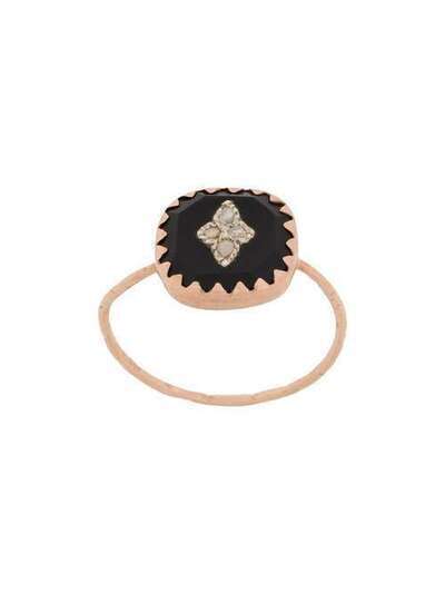 Pascale Monvoisin кольцо Pierrot Black из розового золота с бриллиантами BAPIENO