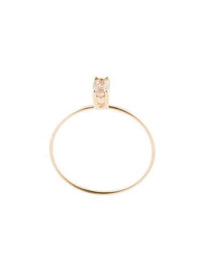 Natalie Marie золотое кольцо Tiny Marquise Rutilated с кварцем AW19302G