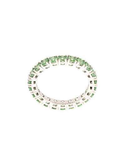 Dana Rebecca Designs кольцо из белого золота с цаворитами R1438WHITE