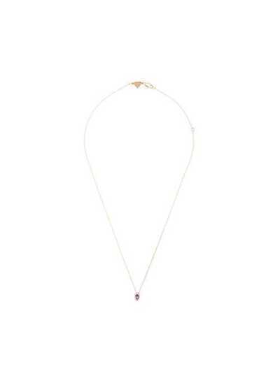 Alison Lou 14kt yellow gold, amethyst and diamond pendant necklace ALSP38Y
