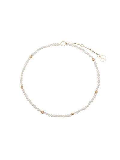 Anissa Kermiche 14K gold and pearl anklet X0351PEARLIDAYSANK