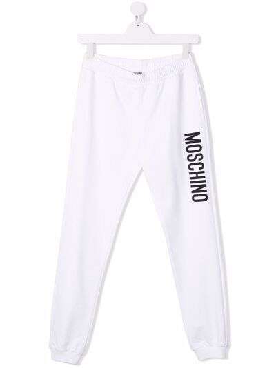 Moschino Kids спортивные брюки с логотипом