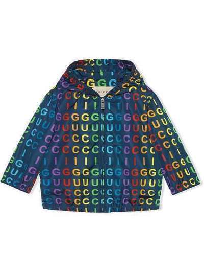 Gucci Kids куртка с принтом 'Gucci' 546864XWAB4