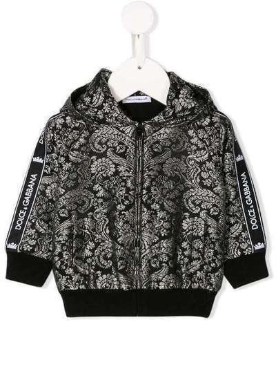 Dolce & Gabbana Kids куртка-бомбер с жаккардовым узором L1JW4TFJRDR