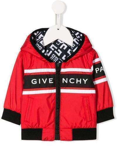 Givenchy Kids куртка с капюшоном и логотипом H06037991