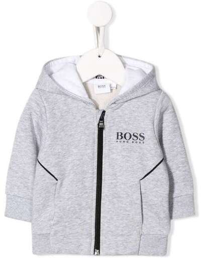 Boss Kids куртка с капюшоном и логотипом J05786A32