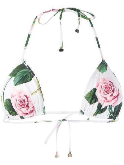 Dolce & Gabbana лиф бикини с цветочным принтом O1A00JFSGR0