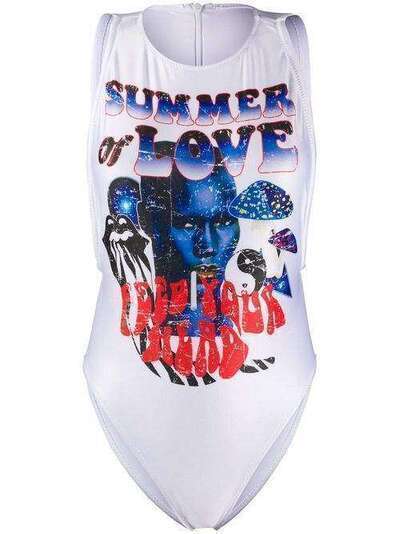 Filles A Papa Slash Summer of Love print swimsuit 54SLASHLYCRA