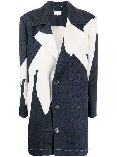 Maison Margiela пальто с абстрактным принтом S29AM0345S53064