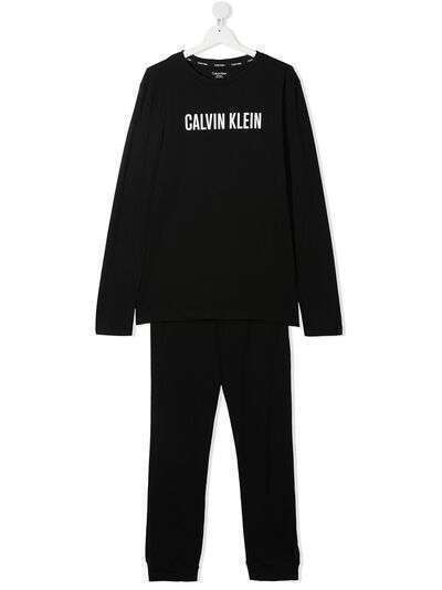 Calvin Klein Kids пижама с логотипом