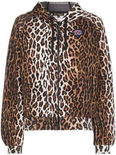 Versace худи с леопардовым принтом AGD08001AC00381