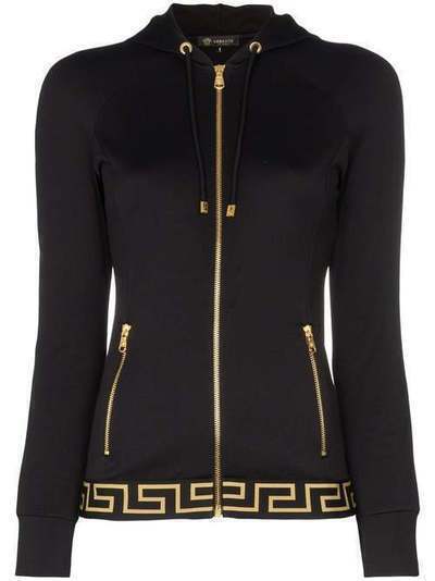 Versace спортивная куртка на молнии с логотипом AGD01037AC00233