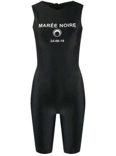 Marine Serre logo-print cycling suit UW003SS20W