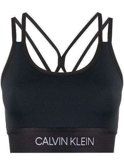 Calvin Klein Underwear спортивный бюстгальтер с логотипом 00GWS0K174007