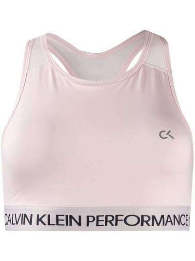 Calvin Klein Underwear спортивный бюстгальтер с контрастным логотипом 00GWF9K188